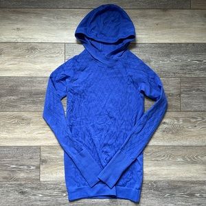 Hooded LS Swiftly, Blue, Size 4